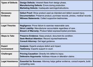 how to prove a Product Liability Claim