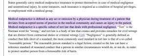 Personal Injury and Medical Malpractice