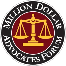 Million Dollar Advocates Forum Recognized RG Injury Law Rankin and Gregory LLC