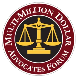 Multi-Million Dollar Advocates Forum Recognized RG Injury Law Rankin and Gregory LLC