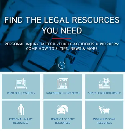 Find Useful Tips and Tools in RG Injury Law's Lancaster Legal Resource Center
