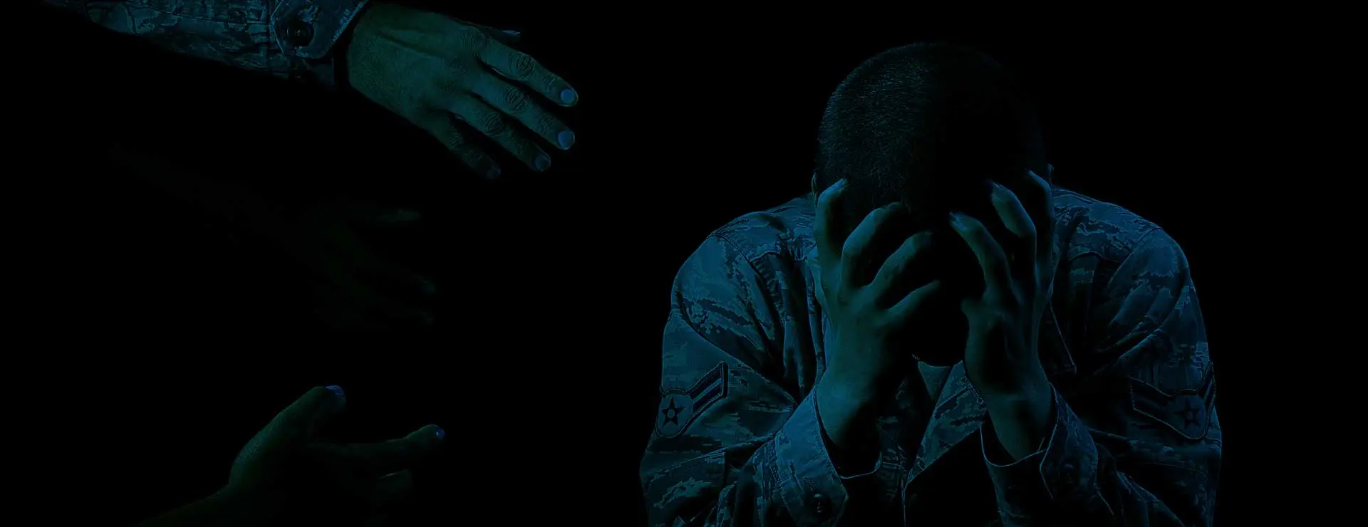 Veterans Crisis Line Showing Image ofAuthor Airman 1st Class Devin N. Boyer; USAF https://www.flickr.com/photos/dinfos_showcase/sets/72157650921376780/